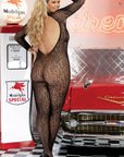 Shirley of Hollywood X90466 Black Bodystocking