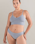 The TENCEL™ Seamless Bralette Storm Grey