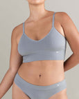 The TENCEL™ Seamless Bralette Storm Grey