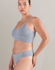 The TENCEL™ Seamless Bralette Storm Grey