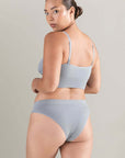 The TENCEL™ High Leg Brief Storm Grey