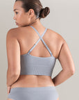 The TENCEL™ Seamless Bralette Storm Grey