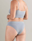 The TENCEL™ High Leg Brief Storm Grey