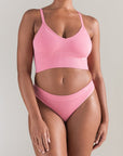 The TENCEL™ High Leg Brief Rose Pink