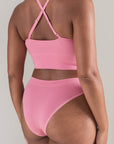 The TENCEL™ High Leg Brief Rose Pink