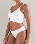 The TENCEL™ High Leg Brief White Sand