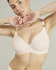 The Stretch Boss Full Cover Bra Blush Pink Up to G Cup