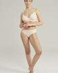 The Stretch Boss Full Cover Bra Blush Pink Up to G Cup