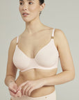 The Stretch Boss Full Cover Bra Blush Pink Up to G Cup