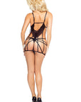 Transparentes Chemise Schwarz