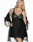 Shirley of Hollywood SoH-IA X3595 Babydoll in 3 pezzi