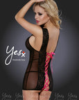 YesX YX685 Dress Rose/Black