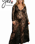 YesX YX826Q Long Gown & Thong