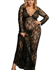 YesX YX826Q Long Gown & Thong