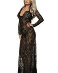 YesX YX826 Long Gown & Thong