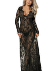 YesX YX826 Long Gown & Thong