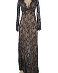 YesX YX826 Long Gown & Thong