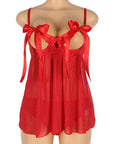 YesX YX841 Red Babydoll Set