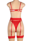 YesX YX845Q Red Bra Set