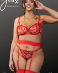 YesX YX845Q Red Bra Set