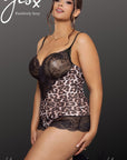 YesX YX854 Leopard Bodysuit