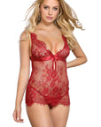 YesX YX855 Chemise Hot Red