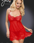 YesX YX952 Red Babydoll Set