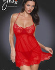 YesX YX952 Red Babydoll Set