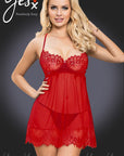 YesX YX952 Red Babydoll Set