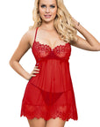 YesX YX952 Red Babydoll Set