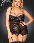 YesX YX955Q Black Chemise