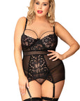 YesX YX955Q Black Chemise