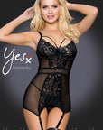 YesX YX955 Black Chemise