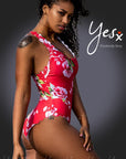 YesX YX978 One Piece Swimsuit Pink