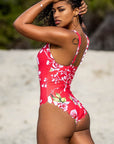 YesX YX978 One Piece Swimsuit Pink