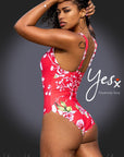 YesX YX978 One Piece Swimsuit Pink