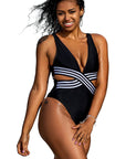 YesX YX980 One Piece Swimsuit Black