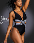 YesX YX980 One Piece Swimsuit Black