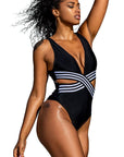 YesX YX980 One Piece Swimsuit Black