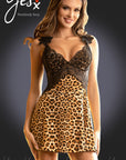 YesX YX989 Babydoll Leopard