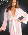 YesX YX990 Dressing Gown Pink