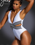 YesX YX962 One Piece Swimsuit White