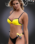 YesX YX963 Bikini 3 Piece Set Yellow