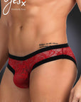 YesX YX974 Men's Brief Red/Black