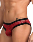 YesX YX974 Men's Brief Red/Black