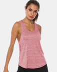 Full Size Scoop Neck Wide Strap Active Tank - Little Miss Vanilla