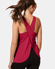 Crisscross Scoop Neck Active Tank - Little Miss Vanilla