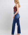 Judy Blue Full Size Washed Straight Leg Jeans with Pockets - Little Miss Vanilla