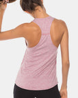 Full Size Scoop Neck Wide Strap Active Tank - Little Miss Vanilla