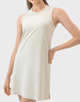 Millennia Round Neck Sleeveless Active Dress - Little Miss Vanilla